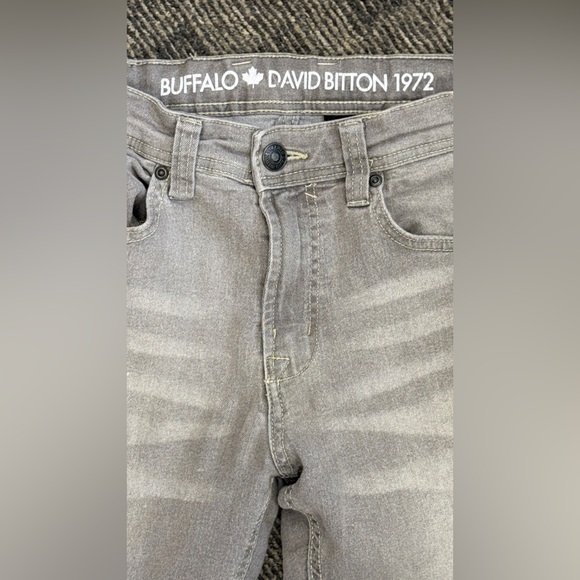 Buffalo David Bitton Light Gray Slim Straight Jeans 32/30 - Picture 3 of 13